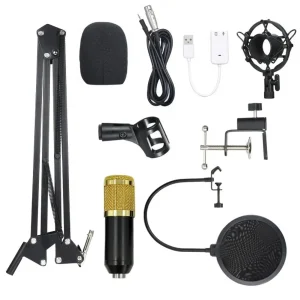 1-Set-Condenser-Microphone-Plug-Play-Good-Pickup-Effect-Condenser-Microphone-Set-with-USB-Soundcard-for-1