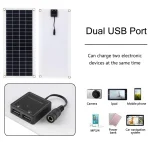 1000W-Flexible-Solar-Panel-Kit-With-2-USB-Complete-Portable-Power-Generator-Solar-Electric-Station-For-4