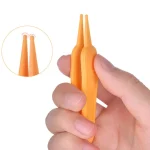 1PC-Baby-Nose-Navel-Cleaning-Kids-Safety-Care-Round-Head-Clamp-Infant-Tweezers-Ear-Nose-Nasal-2