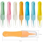 1PC-Baby-Nose-Navel-Cleaning-Kids-Safety-Care-Round-Head-Clamp-Infant-Tweezers-Ear-Nose-Nasal-4