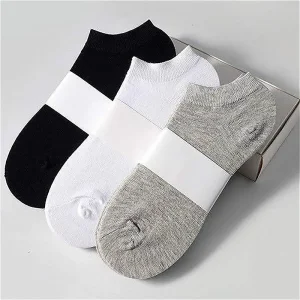 1Pair-Solid-Color-Cotton-Socks-Black-Grey-White-Male-Female-Summer-Breathable-Comfortable-Sports-Boat-Ankle-1