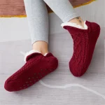 1pair-Size-35-39-Men-Home-Women-Overshoes-Non-slip-Soft-Thickening-Warm-Fuzzy-Fleece-Lined-3
