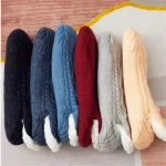 1pair-Size-35-39-Men-Home-Women-Overshoes-Non-slip-Soft-Thickening-Warm-Fuzzy-Fleece-Lined-4
