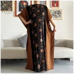 2022-New-Women-Muslim-Sequin-Embroidery-Long-Black-Lady-Clothes-Fashion-New-Arrival-African-Embroidery-Flower-10