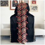 2022-New-Women-Muslim-Sequin-Embroidery-Long-Black-Lady-Clothes-Fashion-New-Arrival-African-Embroidery-Flower-6