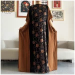 2022-New-Women-Muslim-Sequin-Embroidery-Long-Black-Lady-Clothes-Fashion-New-Arrival-African-Embroidery-Flower-8