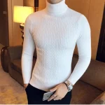 2023-Korean-Slim-Solid-Color-Turtleneck-Sweater-Mens-Winter-Long-Sleeve-Warm-Knit-Sweater-Classic-Solid