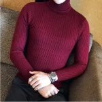 2023-Korean-Slim-Solid-Color-Turtleneck-Sweater-Mens-Winter-Long-Sleeve-Warm-Knit-Sweater-Classic-Solid-3