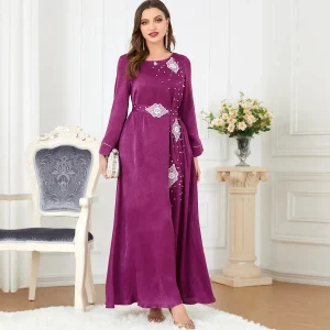 2023-Muslim-Dress-Women-Abaya-Dubai-Luxury-Pearl-Evening-Dresses-Vestido-Kaftan-Caftan-Marocain-Hijab-Abayas
