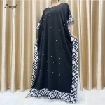 2023-New-Arrival-African-Women-s-Loose-Dress-Muslim-Large-Casual-Dress-Elastic-Fabric-Stitching-Pearl-2