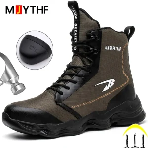 2023-New-Safety-Shoes-Men-Boots-High-Top-Work-Sneakers-Steel-Toe-Cap-Anti-smash-Puncture