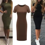 2023-Summer-Tight-Dress-Women-s-Short-Sleeve-Round-Neck-Dress-3D-Printed-Women-s-Sexy-3