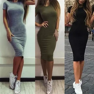 2023-Summer-Tight-Dress-Women-s-Short-Sleeve-Round-Neck-Dress-3D-Printed-Women-s-Sexy