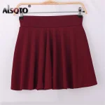 2024-Winter-and-Summer-Style-Brand-Women-Skirt-Elastic-Faldas-Ladies-Midi-Skirts-Sexy-Girl-Mini-3