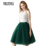 5-Layers-65cm-Black-Pleated-Skirt-Sexy-Midi-Tulle-Skirt-High-Waist-Full-Lining-Adult-Tutu-3