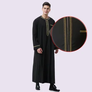 Abaya-Muslim-Men-Clothing-Islam-Dresses-Fashion-Kaftan-Pakistan-Caftan-Saudi-Arabia-Jubba-Thobe-Moroccan-Dubai-1