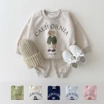 Baby-Boy-Girl-Clothing-Sets-Children-Bear-Pullover-Sweatshirts-Simple-Solid-Cotton-Sports-Pants-2pc-Kids