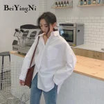 Beiyingni-2022-Spring-Autumn-Women-Shirts-White-Plain-Loose-Oversized-Blouses-Female-Tops-Loose-BF-Korean-2
