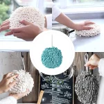 Chenille-Hand-Towels-Kitchen-Bathroom-Hand-Towel-Ball-with-Hanging-Loops-Quick-Dry-Soft-Absorbent-Microfiber-5