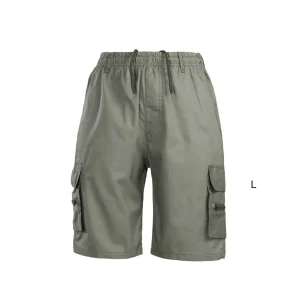 Cotton-Stylish-Men-S-Cargo-Shorts-Convenient-Storage-Options-Included-Elasticated-Waist-Half-Pant-1