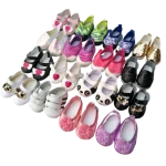 Doll-Shoes-for-43-Cm-New-Born-Baby-Doll-Black-White-Prink-Shoes-for-18-Girls