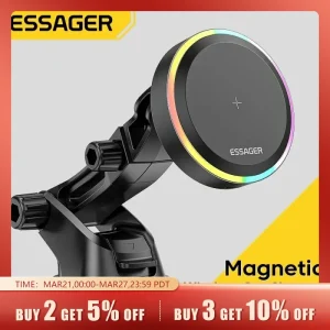 Essager-RGB-Magnetic-Car-Phone-Holder-Qi-15W-Wireless-Charger-Car-For-iPhone-14-13-Pro
