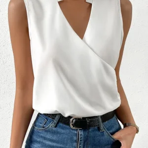 Fashion-V-neck-Sleeveless-Print-Women-Tops-And-Blouses-2023-Summer-Casual-White-Tank-Top-Femme