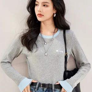 H-Han-Queen-New-2024-Spring-Woman-Clothing-Basic-Office-Lady-Vintage-Tops-Elegant-Long-Sleeve
