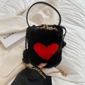 Hand-Tas-Fluffy-Bags-Heart-Plush-Tote-Bags-Chain-Furry-Luxury-Designer-Handbag-For-Women-2021
