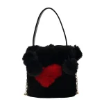 Hand-Tas-Fluffy-Bags-Heart-Plush-Tote-Bags-Chain-Furry-Luxury-Designer-Handbag-For-Women-2021-5
