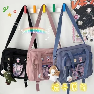Japanese-High-School-Girls-JK-Bag-Transparent-Handbags-Book-Bag-Satchels-Shoulder-Bag-Itabag-Big-Crossbody