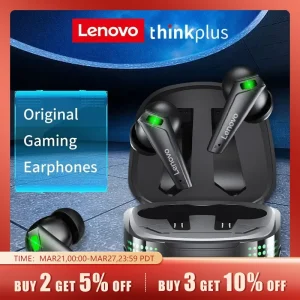 Lenovo-Thinkplus-Earphones-XT85II-Wireless-Bluetooth-5-3-Gaming-Headphones-Waterproof-Earbuds-Noise-Reduction-Headset-With