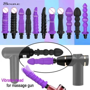 Massager-nozzle-vibration-dildo-penis-sex-adult-toys-silicone-head-VIBRAT-for-Fascia-gun-head-percussion