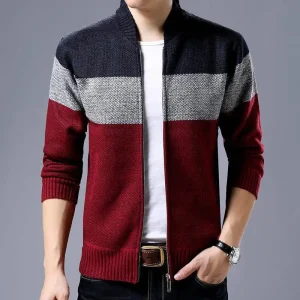 Men-Cardigan-Autumn-Winter-Keep-Warm-Thicken-Fashion-Knit-Sweater-Coat-Stitching-Colorblock-Stand-Collar-Zipper-1