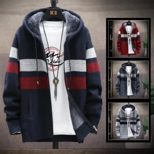 Men-s-Striped-Cardigan-Winter-Sweater-Fleece-Jumper-Hooded-Clothes-Harajuku-Wool-Japanese-Casual-Windbreaker-Korean