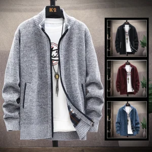 Men-s-Winter-Spring-Fleece-Sweater-Zipper-Cardigan-Korean-Warm-Jacket-Coat-Sports-Male-Jumper-Knit