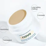 NOVO-Brightening-Concealer-Waterproof-Sweat-Resistant-Strongly-Covers-Spots-Facial-Acne-Marks-Dark-Circles-Woman-Face-5