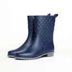 Plaid-Casual-Women-Boots-New-Rain-Shoes-Fashion-Mid-Calf-Rain-Boots-Water-Shoes-Woman-Slip-3