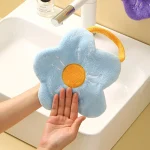 Quick-Dry-Hand-Towels-Coral-Fleece-Wipe-Handkerchief-Kitchen-Bathroom-Absorbent-Dishcloth-Cleaning-Cloth-Creative-Flower-2