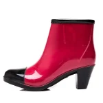 Rain-Boots-Luxury-Designer-Women-Chunky-Heels-Rubber-Shoes-Waterproof-Pvc-Garden-Work-Galoshes-Ankle-Boot-4