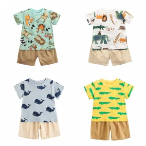 Sanlutoz-Cartoon-Boys-Clothing-Sets-Summer-Short-Sleeve-Cotton-Baby-Tops-Baby-Shorts-2Pcs-Casual