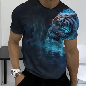 Summer-Retro-T-Shirt-Animal-Lion-3d-Print-Fashion-Short-Sleeve-Top-Elastic-Oversized-Clothing-Sweatshirt-2