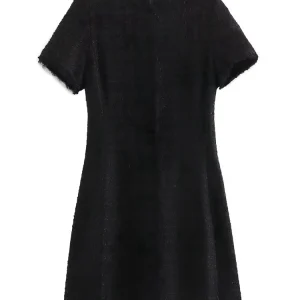 Tangada-2024-Spring-Women-Patchwork-Tweed-Dress-Short-Sleeve-Ladies-Mini-Dress-10H25