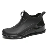 Woman-Rain-Shoes-Waterproof-Rubber-Boots-Ladies-Casual-Slip-on-Flats-Rainboots-Female-Insulated-Garden-Galoshes-5