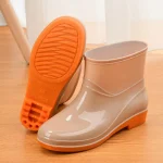 Women-Rain-Shoes-Shoes-Comfortable-Light-Ankle-Rain-Boots-Frosted-Outdoor-Rain-Boots-Winter-Unisex-Comfortable-3