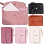 Women-Short-Hand-held-Wallet-Simple-PU-Leather-Multi-Slot-Zipper-Keychain-Small-Card-Bag-Holder-5