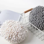 xiaomi-Chenille-Hand-Towels-Kitchen-Bathroom-Hand-Towel-Ball-with-Hanging-Loops-Quick-Dry-Soft-Absorbent-4