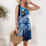 2023-New-Women-s-Summer-Dress-Trend-Women-s-Fashion-Breathable-Refreshing-Skirt-Print-3D-Cute