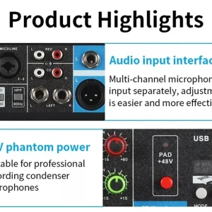 5-Channel-Portable-Professional-DJ-Mixer-Built-in-48v-Phantom-Power-USB-Bluetooth-Sound-Mixing-Console-1