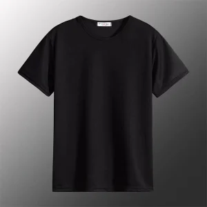 Casual-Summer-Short-Sleeve-T-Shirt-For-Men-Baggy-Breathable-O-Neck-Solid-Color-Tee-Tops